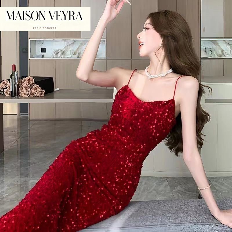 Women Formal Wear Korean - Formal Wear Party Birthday Sexy Red