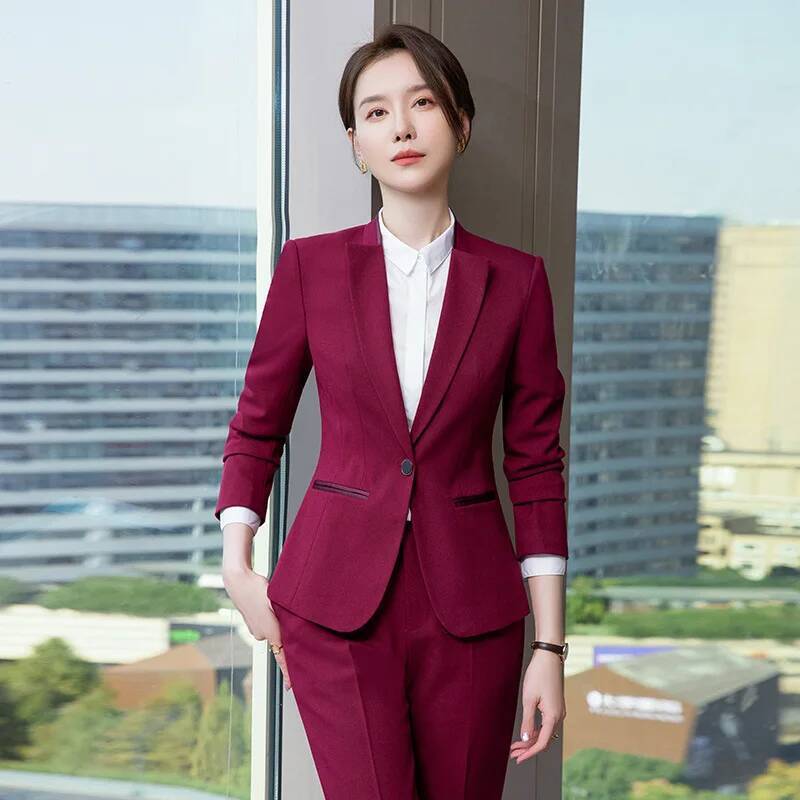 Women'S Formal Wear Pants Suit - Ladies Office Work Wear Suits Formal