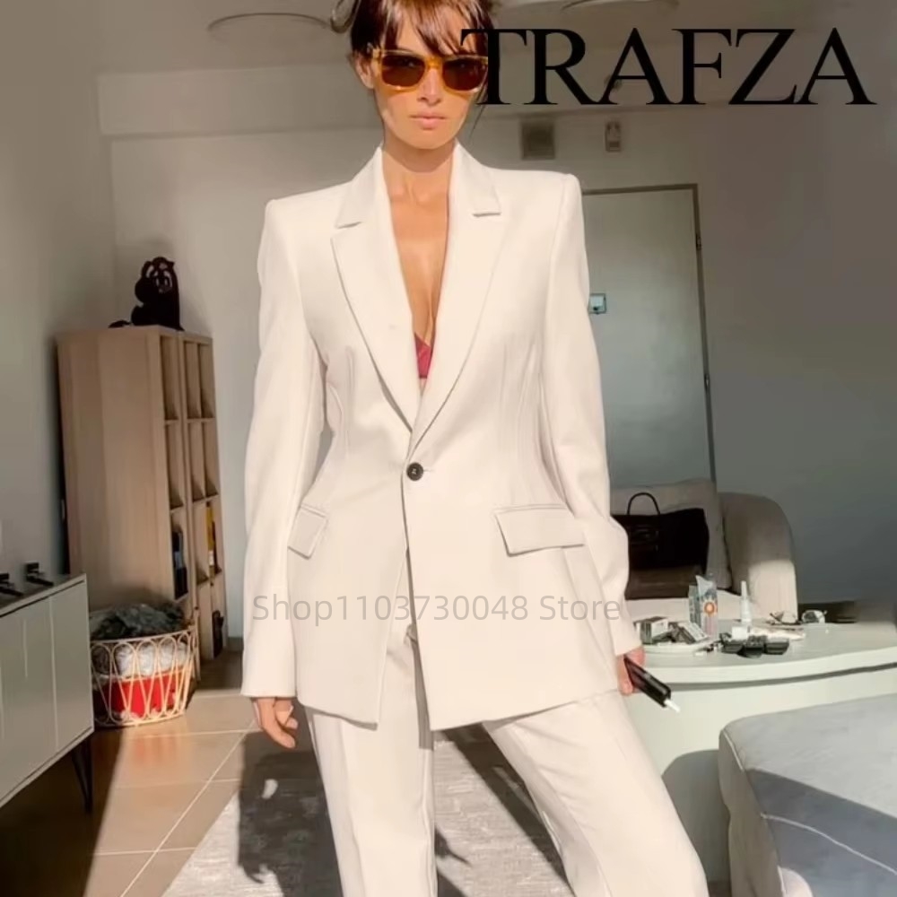 Women'S Formal Wear Pants Suit - Fashion Office Ladies Blazer and Pants