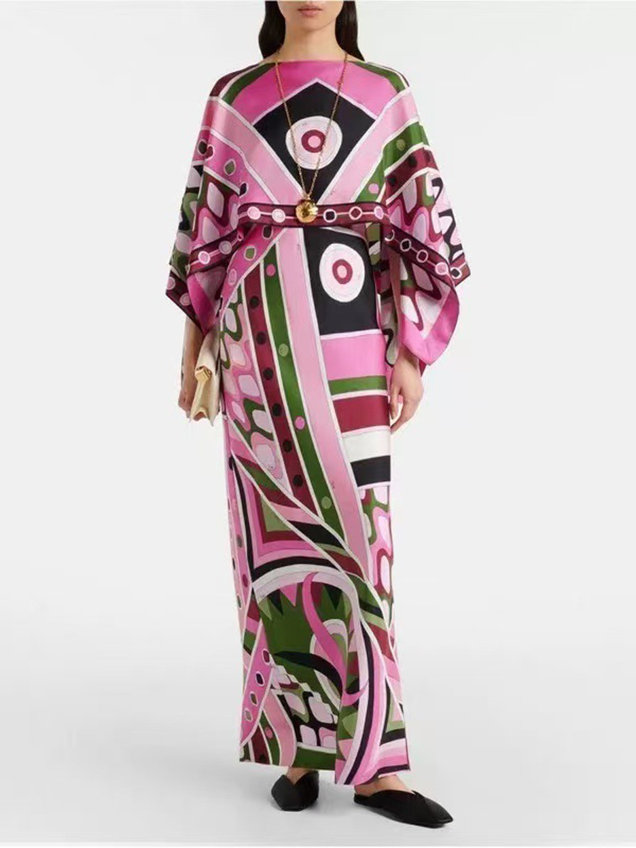 VGH Light Blue Abstract Print  - Formal Women'S Wear 评论和价格