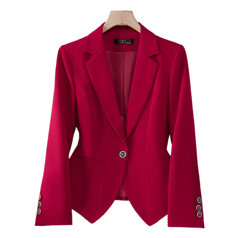 New Fashion Female Formal Blaz - Women Formal Wear With Black Blazer 评论和价格