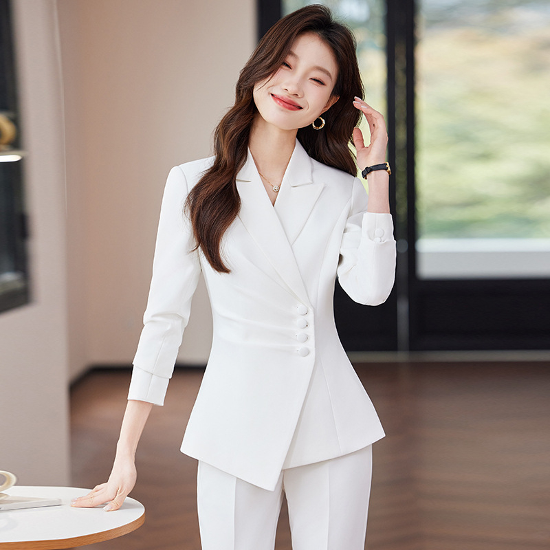 White women's business suit, p - Women'S Formal Wear Pants Suit 评论和价格
