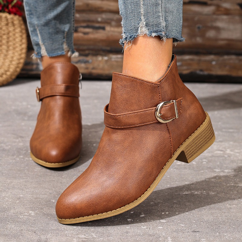 Women's Autumn Winter Ankle Bo - Women Formal Wear Heels 评论和价格