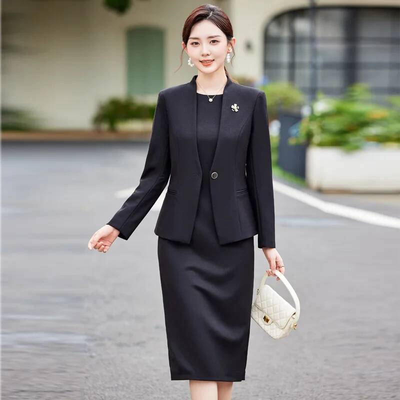 Plus Size Formal Autumn Winter - Women Formal Wear Stitching 评论和价格