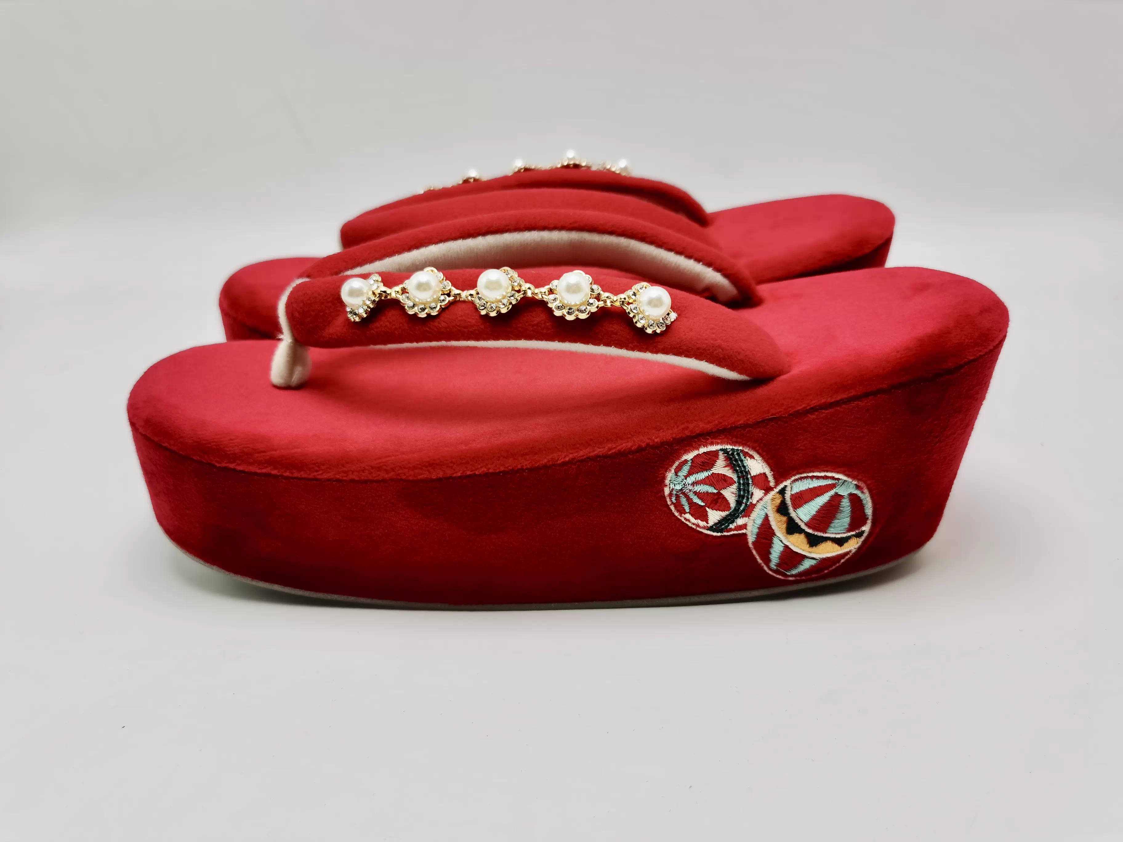 Japanese Cork-Soled Sandals (Z - Women Formal Wear Heels 评论和价格