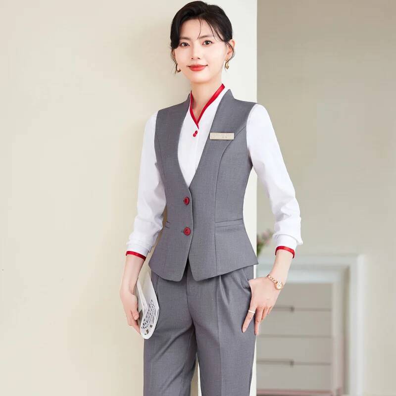 Plus Size 5XL Formal Pantsuits - Women'S Formal Wear Pants Suit 评论和价格