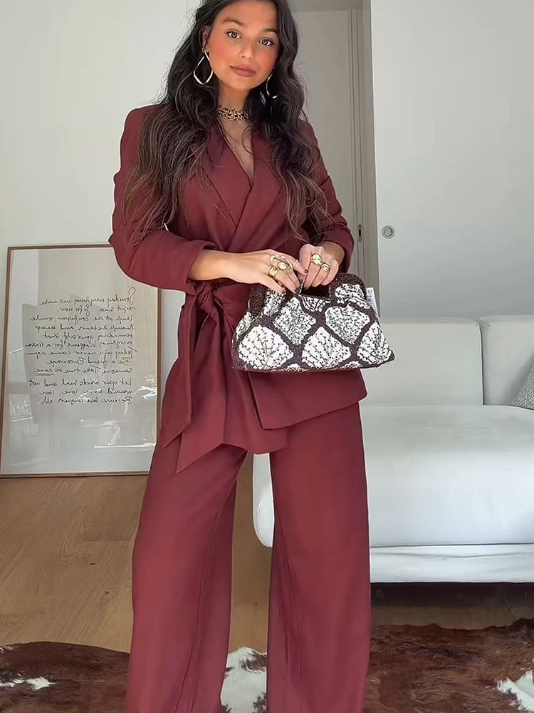 Fashion Office Ladies Blazer P - Women'S Formal Wear Pants Suit 评论和价格