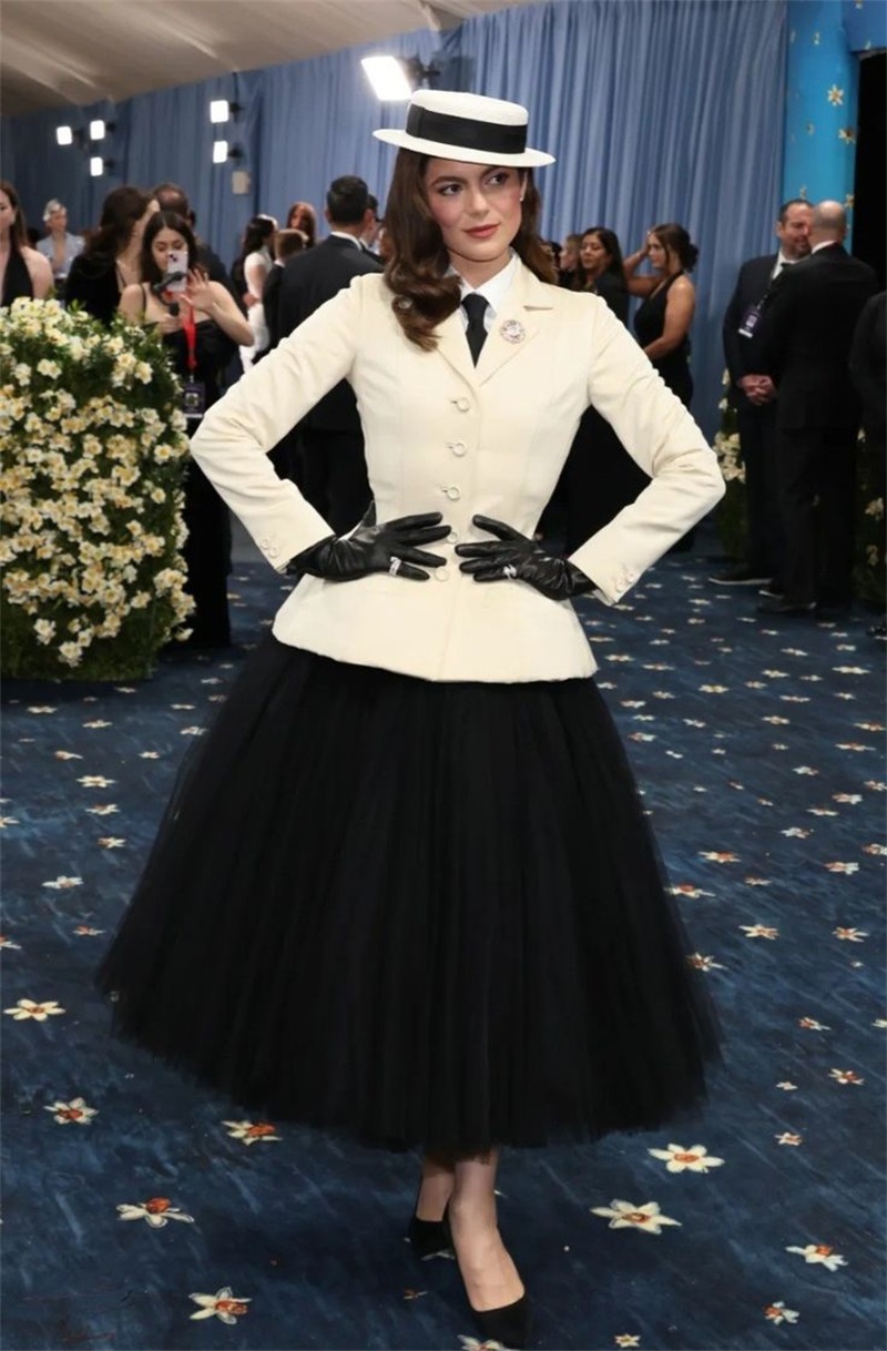 White Women Office Suits Skirt - Women Formal Wear With Black Blazer 评论和价格