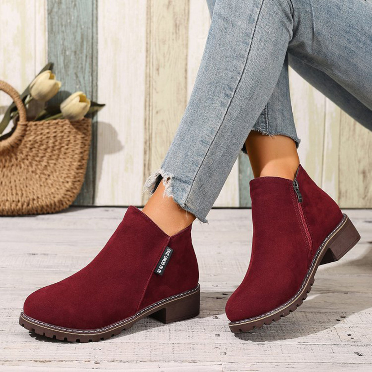 Women Autumn Winter Ankle Boot - Women Formal Wear Heels 评论和价格