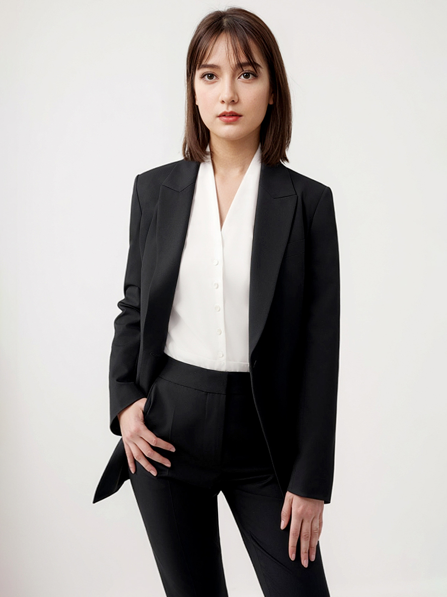 Women Suits Set Blazer Pant Of - Women Formal Wear With Black Blazer 评论和价格