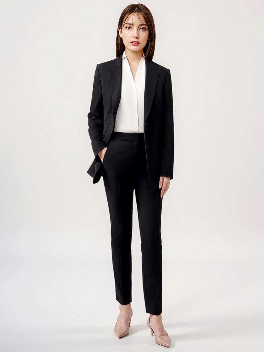 Women Suits Set Blazer Pant Of - Women Formal Wear With Black Blazer 评论和价格