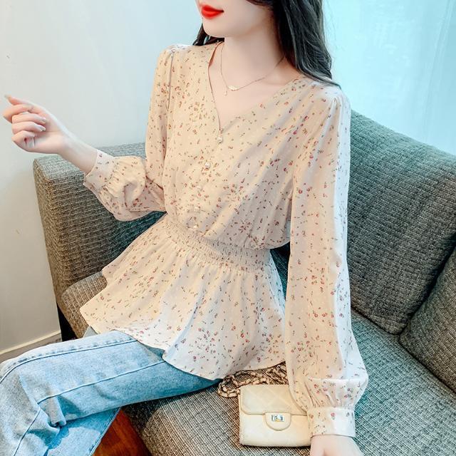 Long Sleeve Shirts Womens Plai - Women Formal Wear Korean 评论和价格