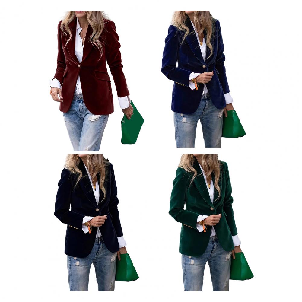 Velvet Large Size Women Prom P - Women'S Office Formal Wear For Ladies 评论和价格