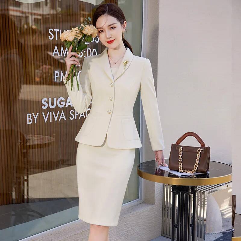 High Quality Fabric OL Styles  - Women Formal Wear Stitching 评论和价格