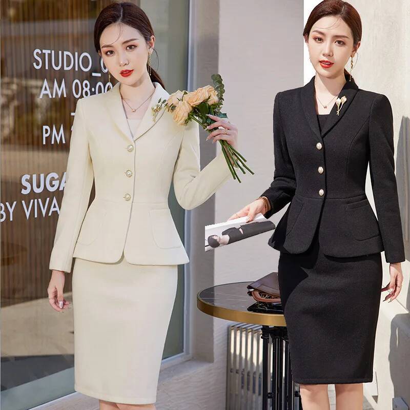 High Quality Fabric OL Styles  - Women Formal Wear Stitching 评论和价格