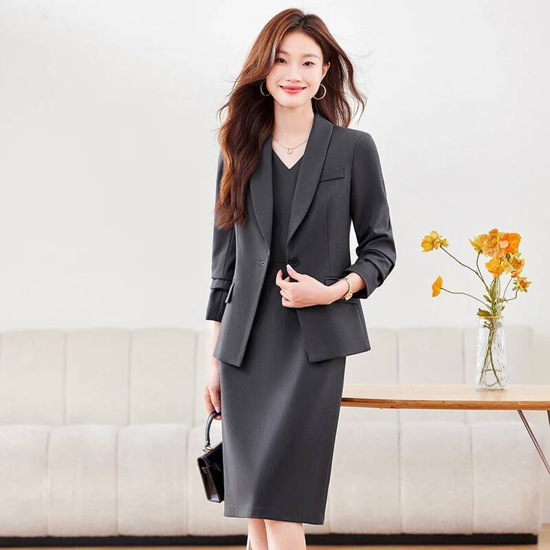 High Quality Fabric Women Busi - Women Formal Wear Stitching 评论和价格