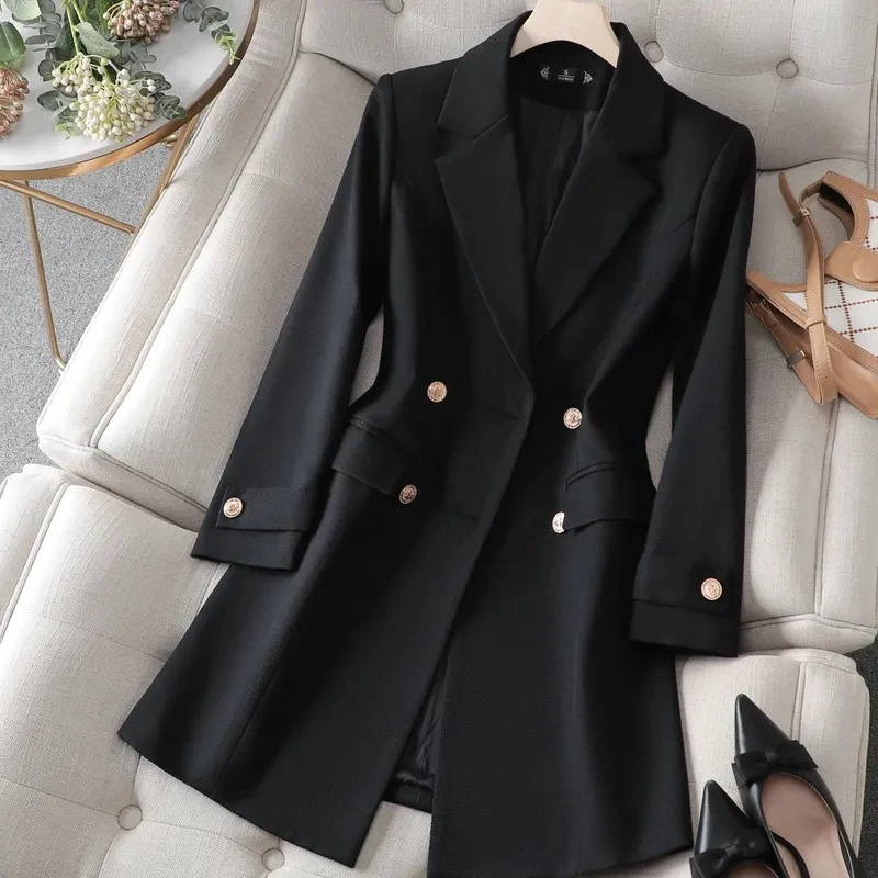 Autumn Winter Jacket Women Lon - Women'S Office Formal Wear For Ladies 评论和价格