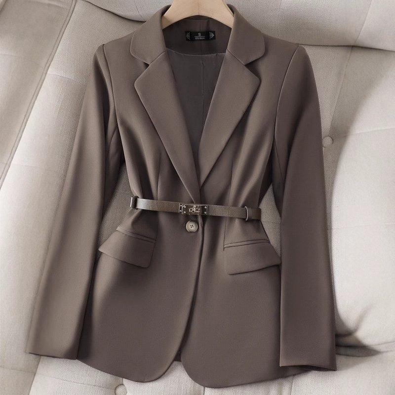 Office Ladies Blazer Women Jac - Women Formal Wear With Black Blazer 评论和价格