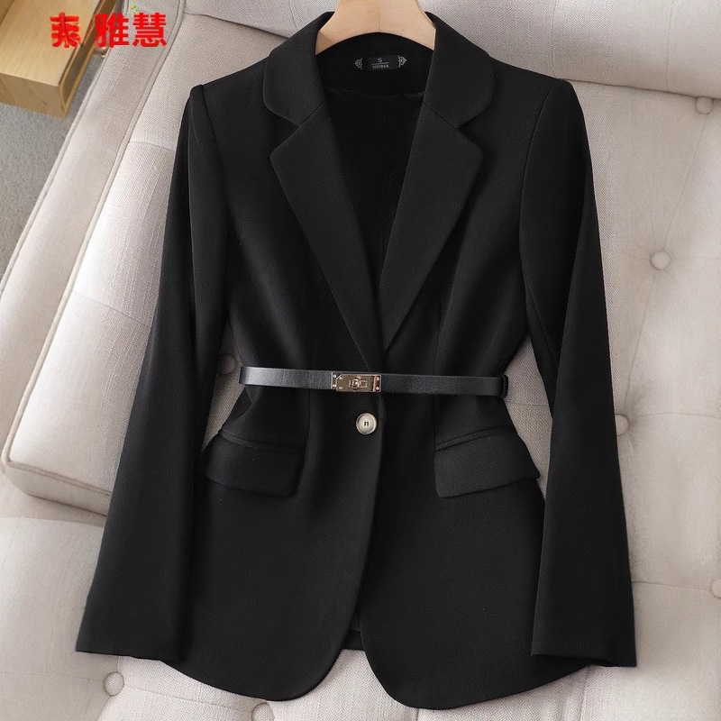 Office Ladies Blazer Women Jac - Women Formal Wear With Black Blazer 评论和价格