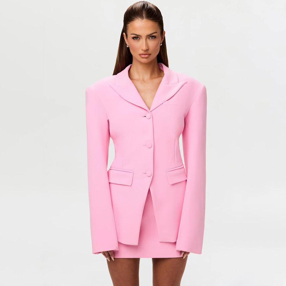 Lively Pink Women's 2Pic Suit  - Women'S Formal Wear Pants Suit 评论和价格