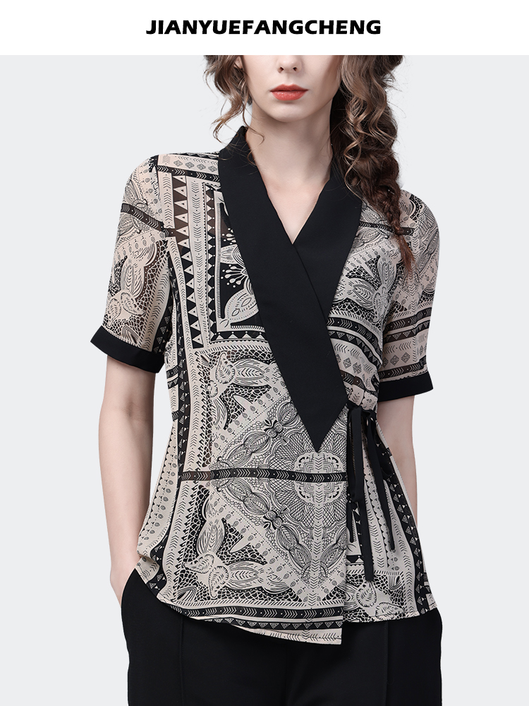 Luxury Black & White Geometric - Women Formal Wear Stitching 评论和价格