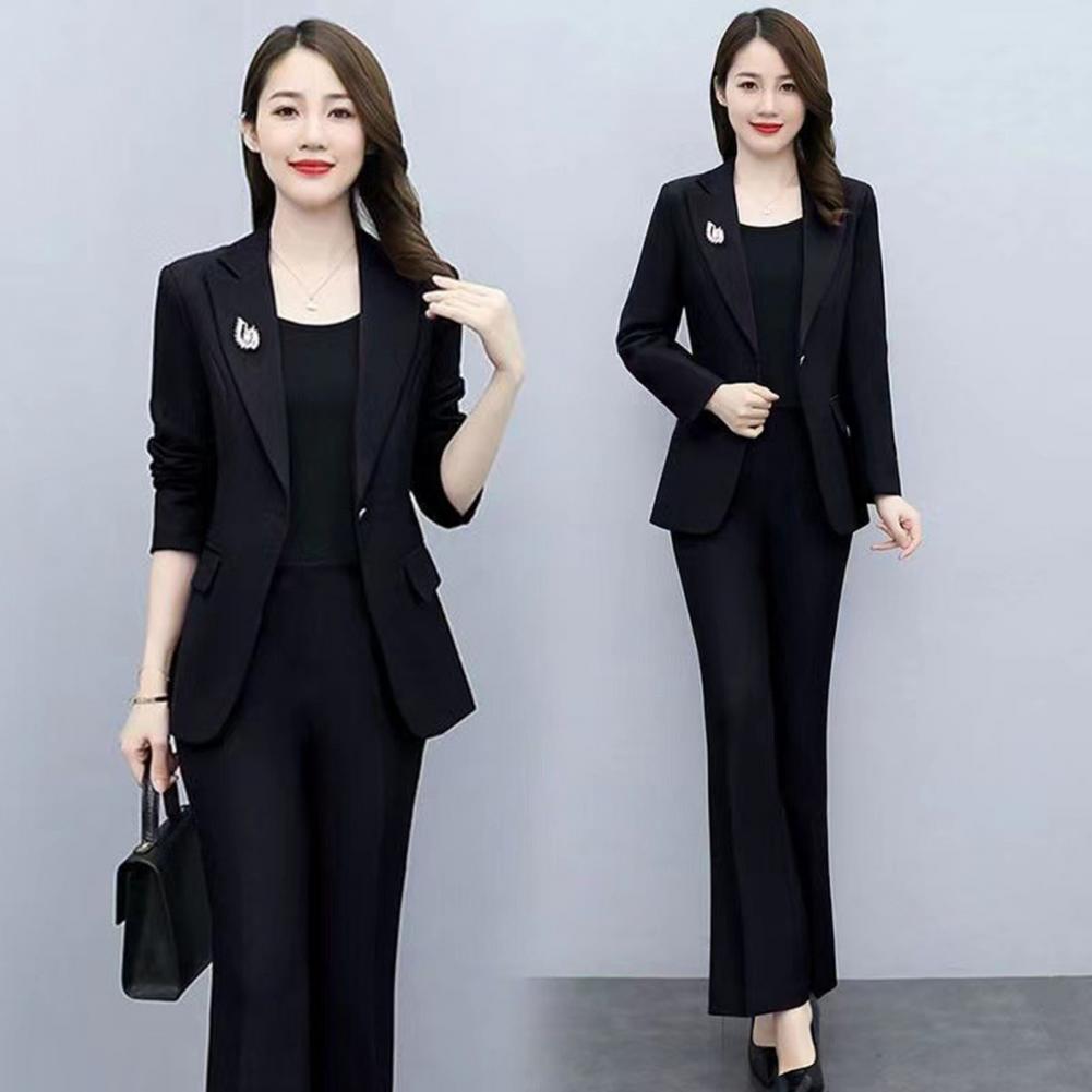 2 Pcs/Set Lady Formal Coat Pan - Women'S Formal Wear Pants Suit 评论和价格