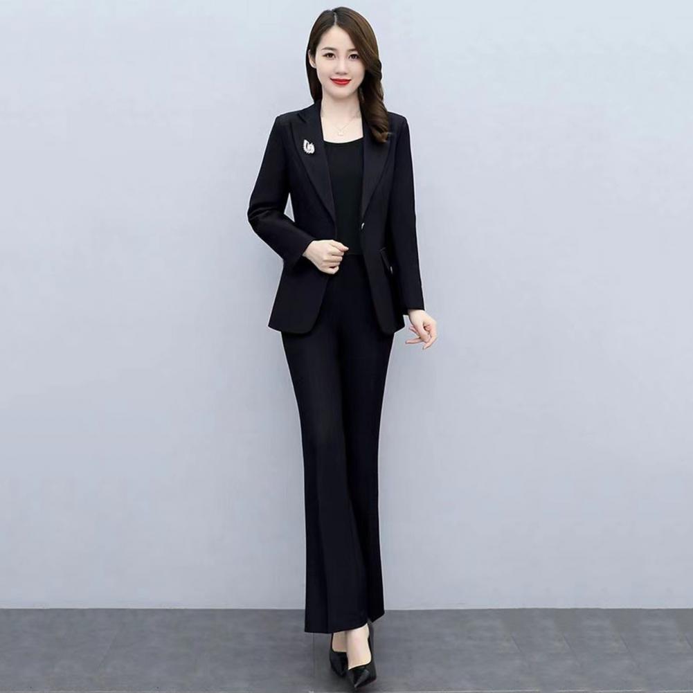 2 Pcs/Set Lady Formal Coat Pan - Women'S Formal Wear Pants Suit 评论和价格