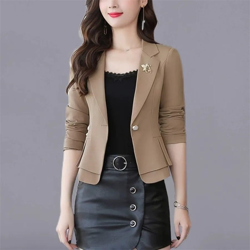 Women Ladies Red Green Beige B - Women Formal Wear With Black Blazer 评论和价格